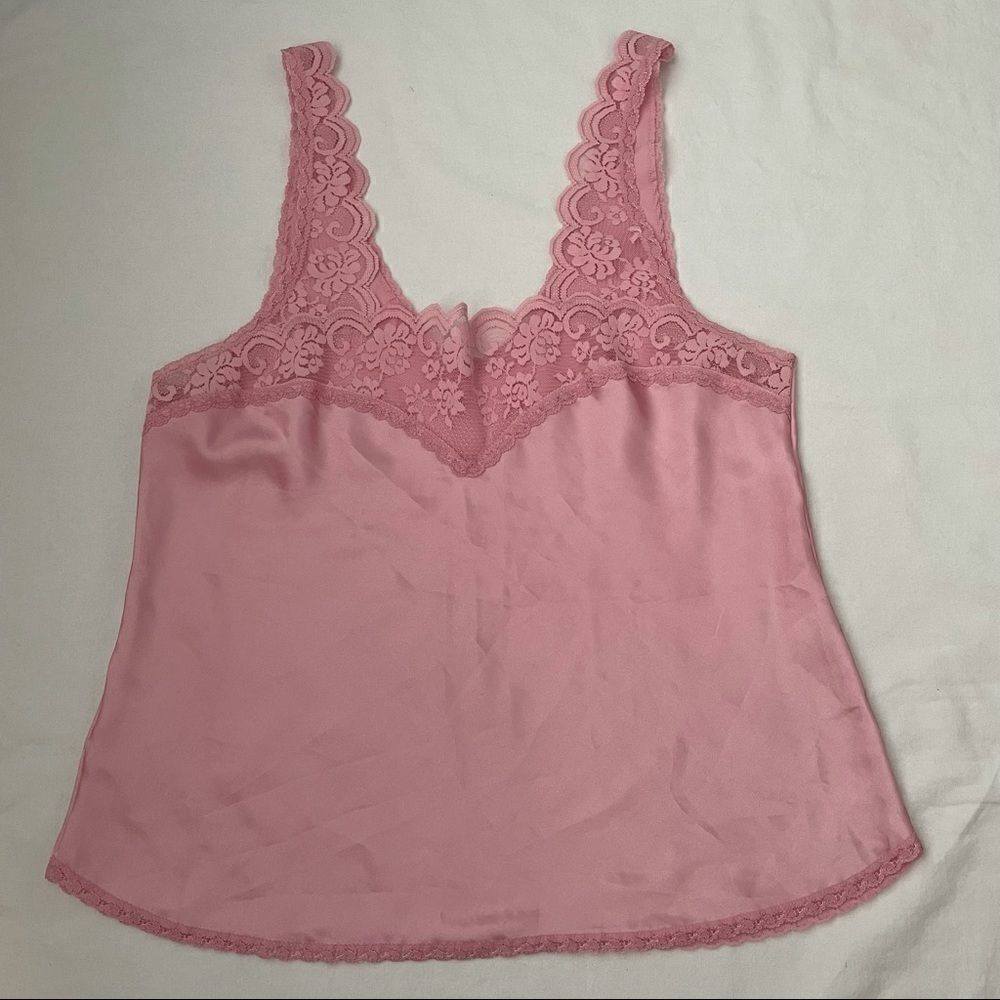 Silky Pink Chemise Style Top